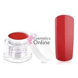 Gel UV Jolifin color cu aspect umed Red Kiss 5 ml + 1 Pigment Oglinda Cadou